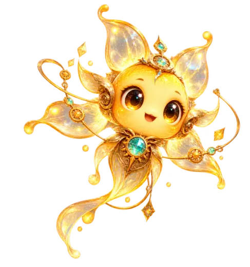 A friendly magical Sun Mote